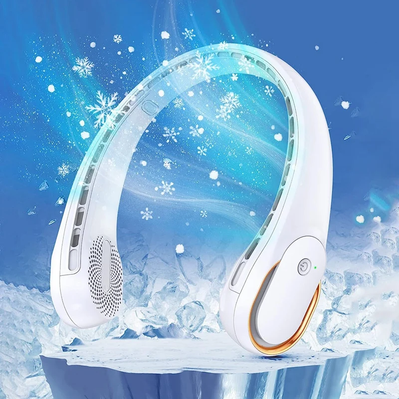 

Neck Fan Portable Neck Fan 4000 Mah Battery USB Neck Fan Quiet 360° Air Flow, Nech Fan