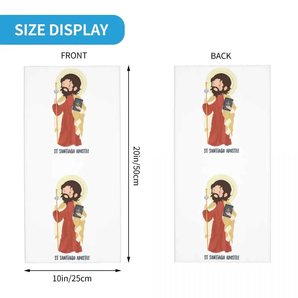 Бандана на заказ San Santiago Apstol гетры для лыжного охоты женский и мужской шарф с