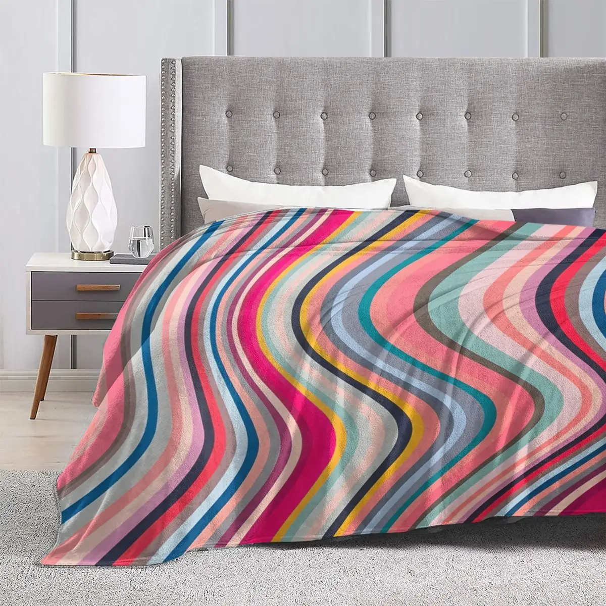 Фланелевое одеяло с логотипом P-Paul-Smith-h роскошное английское теплое для домашнего