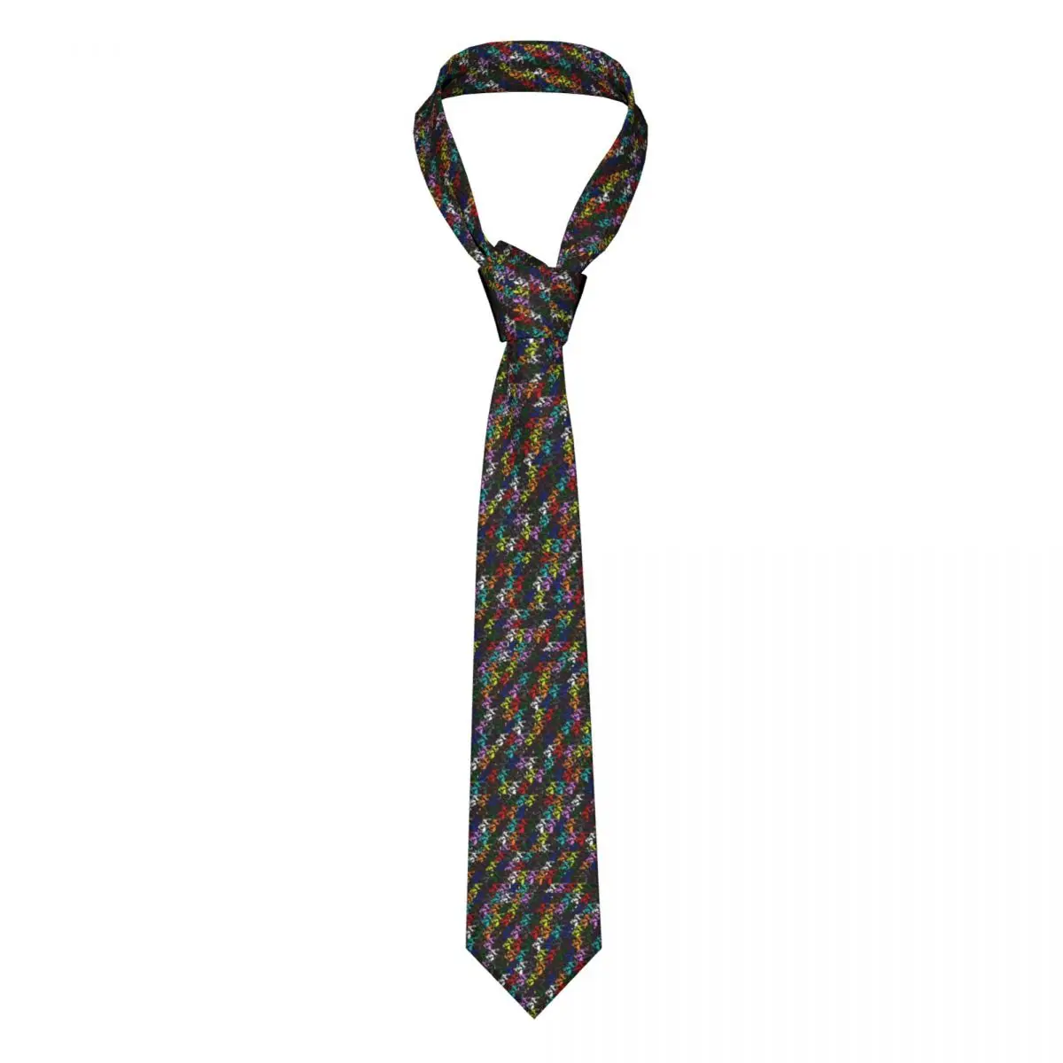

Dinosaur Rainbow Tie Abstract Animal Print Business 8CM Neck Ties Man Gift Shirt Pattern Cravat