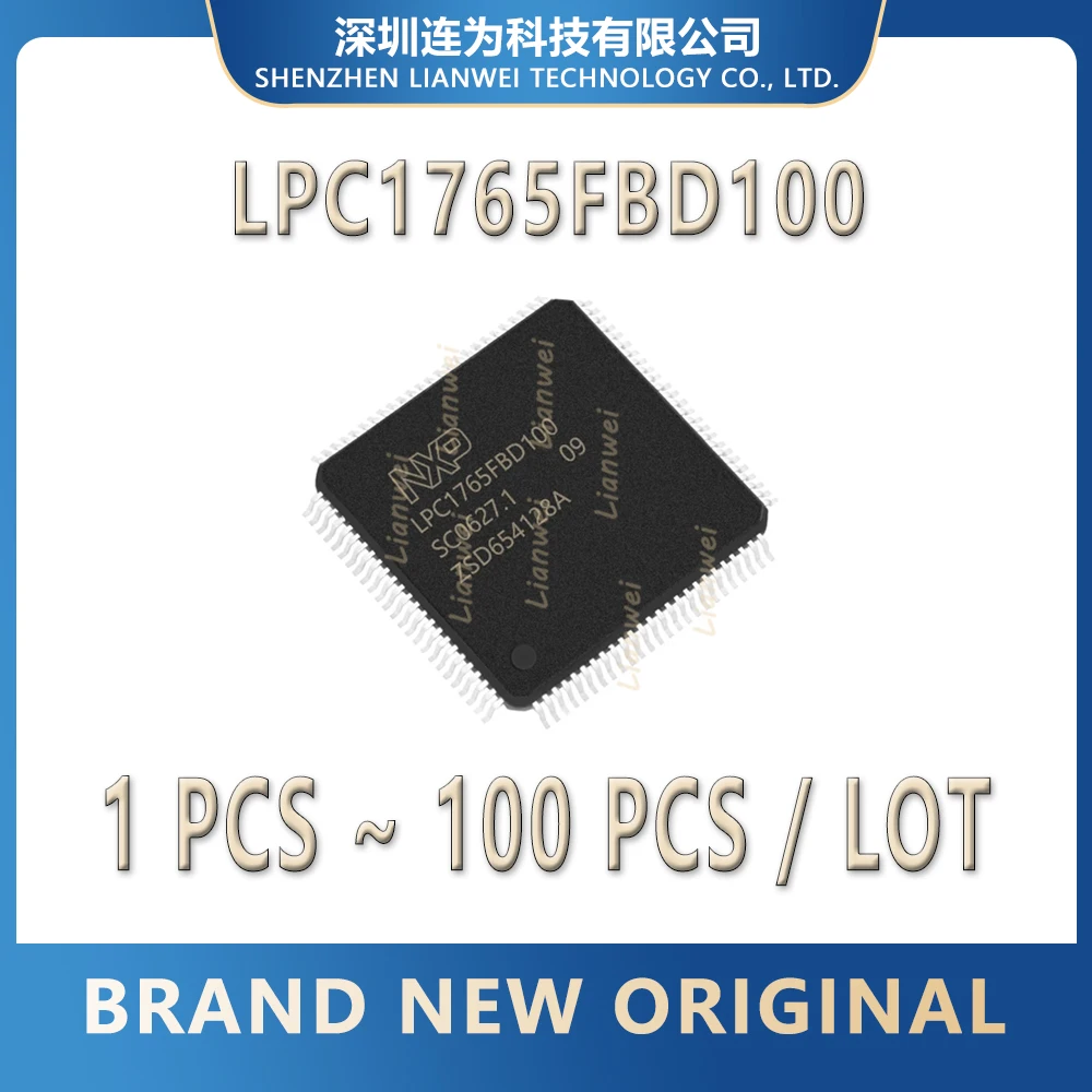 LPC1765FBD100 LPC1765FBD LPC1765 LPC IC MCU Chip LQFP-100