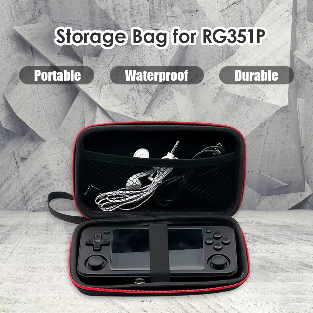 

For ANBERNIC RG351P/RG351M/RG350M Protection Bag for Retro Game Console Game Player RG351P Handheld Retro Game Console Case