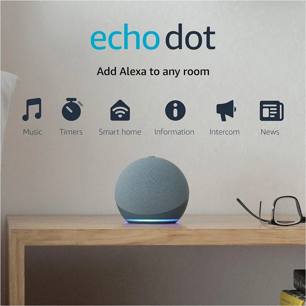 Лидер продаж с Alexa мини-умный динамик для умного дома совершенно новый умный Echo Dot5