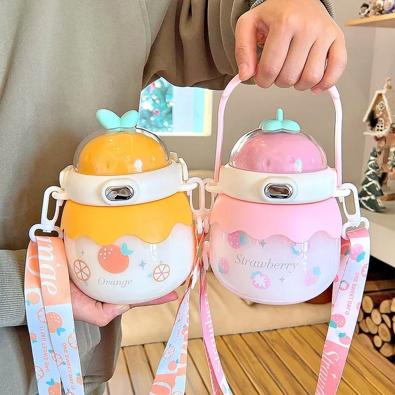 Портативная бутылка для воды кавайная летняя кружка спортивные бутылки девочек