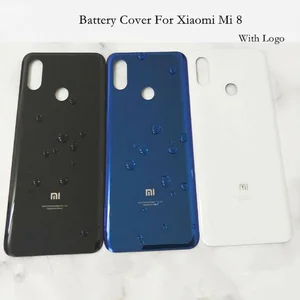 Original For Xiaomi mi 8 Mi8 Glass Back Battery Cover Rear Door Housing Cover Panel Replacement Phon in USA (United States)