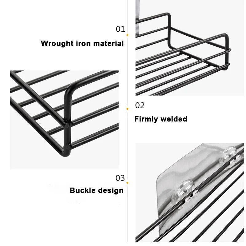 Угловая полка для ванной и кухни душевая стойка стеллаж хранения шампуня с