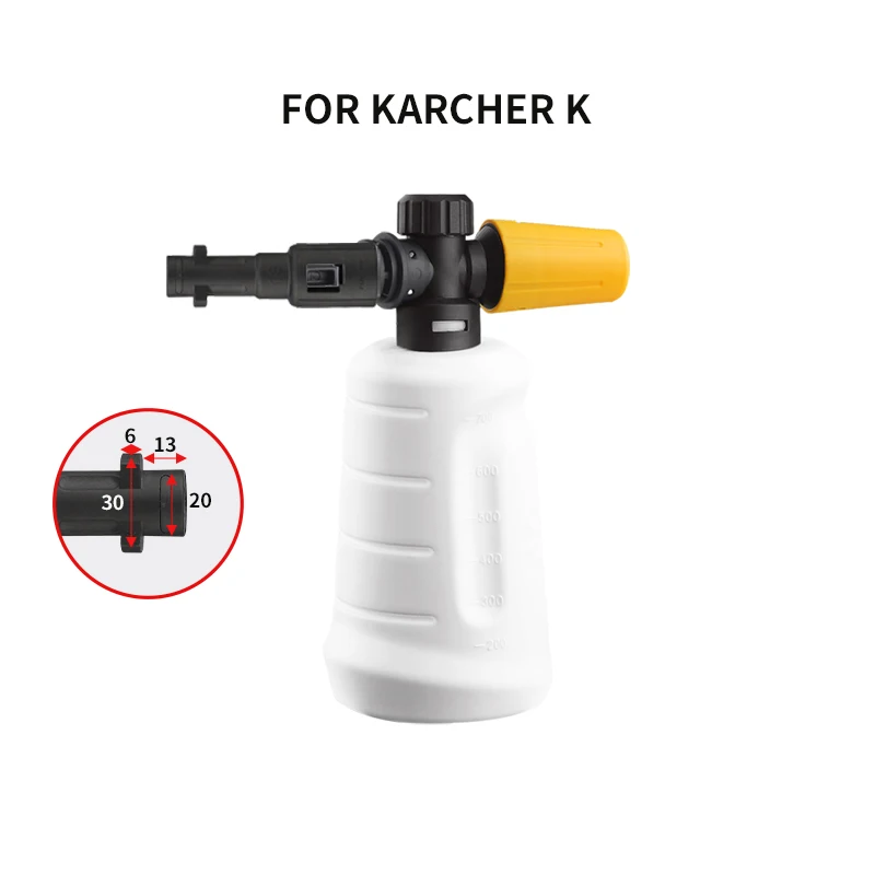 

мойка высокого давления пеногенератор для мойки автомойка высокого давления пистолет для пены авто аксесуары в машину пистолет для мойки авто Пенная насадка для мойки автомобиля, 700 мл, литиевая батарея