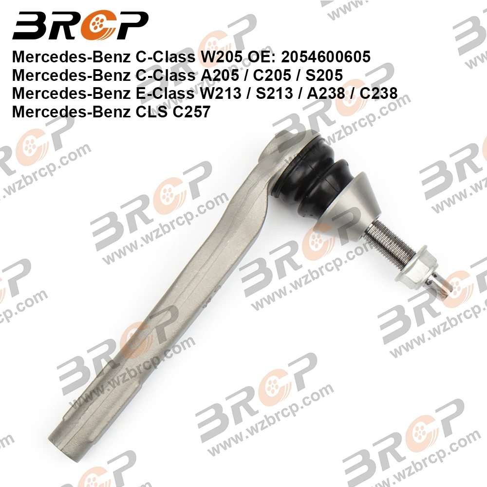 

BRCP One Piece Front Axle Outer Steering Tie Rod Ends For Mercedes Benz C E Class W205 W213 CLS C257 A2054600605 A2054600705