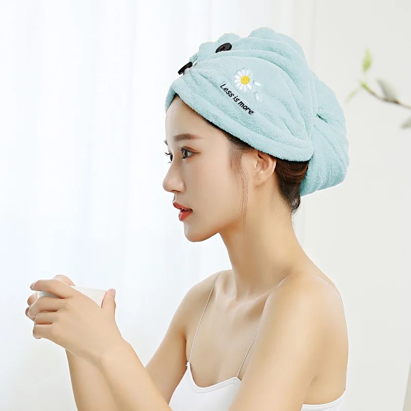 

Женское полотенце из микрофибры, полотенце для волос, банное полотенце для взрослых, домашнее махровое полотенце, полотенце для ванной комн...