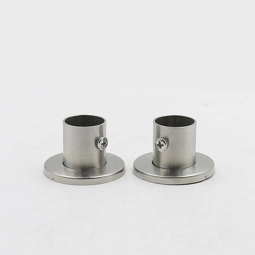 

4PCS Curtain Rod Holder Clothes Support End Hanger Bracket