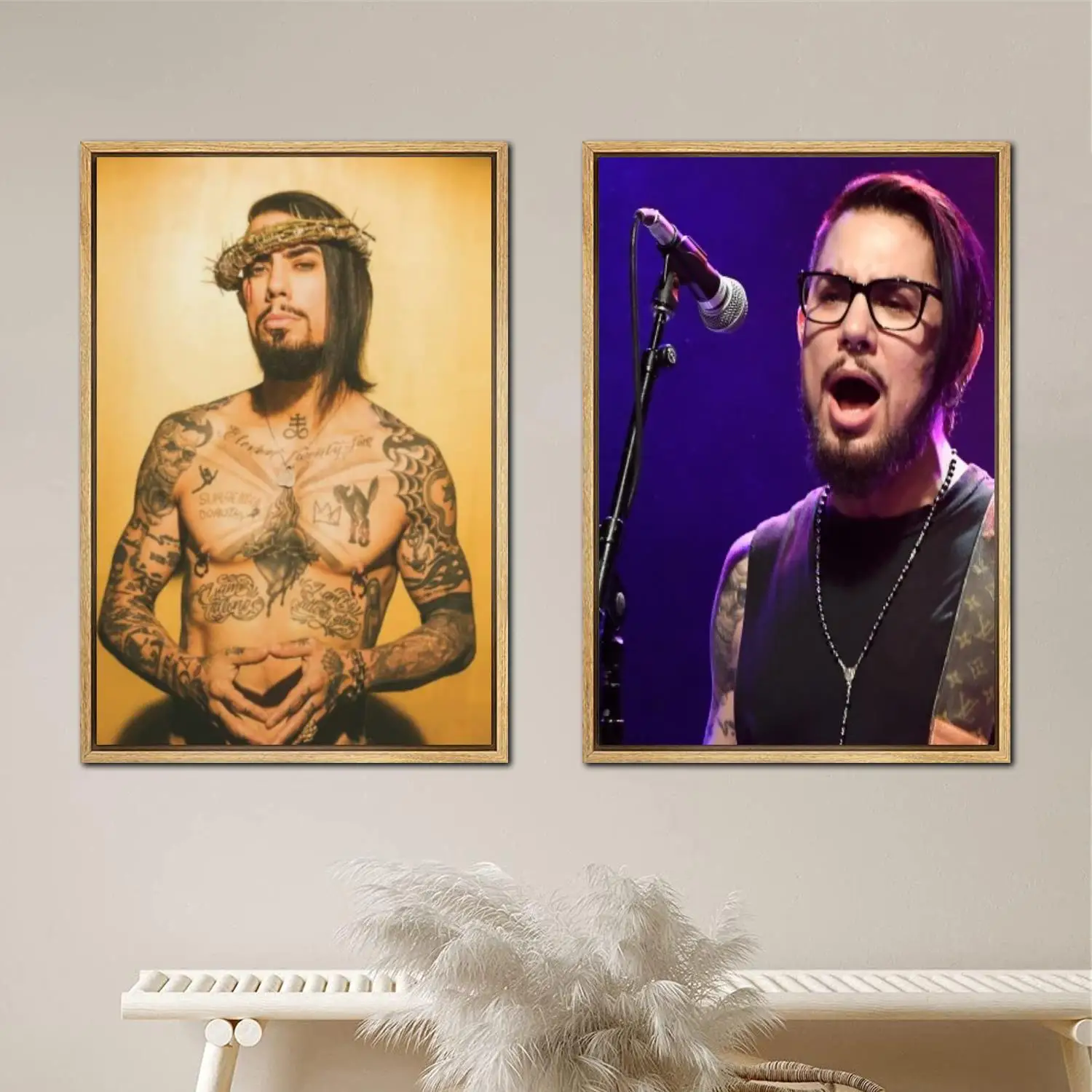 dave Navarro Poster Painting 24x36 Wall Art Canvas Posters room decor Modern Family bedroom Decoration Art wall decor