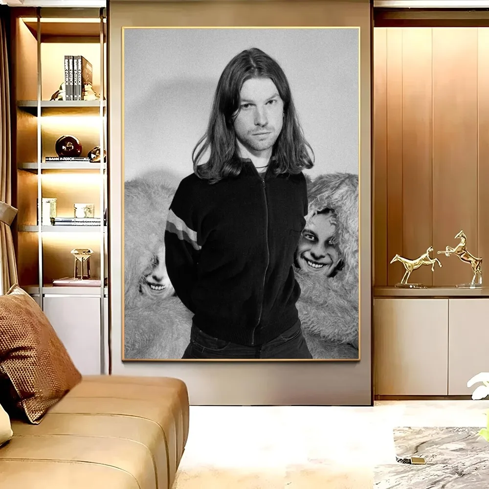 1 шт. A-Aphex Twin DJ самоклеящийся художественный плакат водостойкая бумажная наклейка