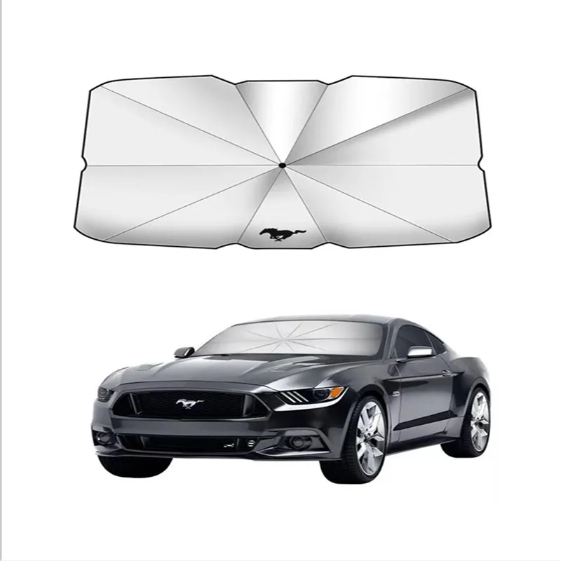 

Car Sunshade Umbrella UV Windshield Foldable Heat Insulation Umbrella UV Sun Shade Umbrella car interior For Ford Mustang Mach-E