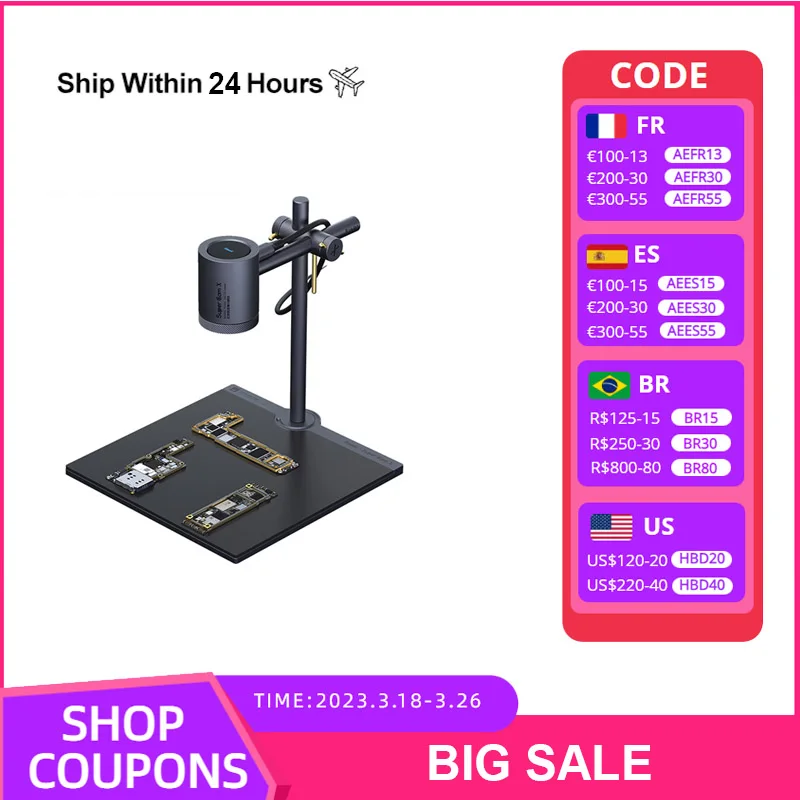 

Qianli MEGA-IDEA Super IR Cam 2S 3D PCB, Быстрая диагностика, материнская плата, инфракрасная тепловизор, Анализирующая камера