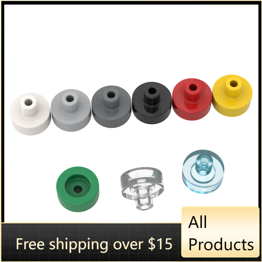 Высокотехнологичные сборные частицы 20482 1x1, 10 шт., верхний полый столбик, Круглый конструктор, набор деталей, идея «сделай сам», игрушки для детей, подарки