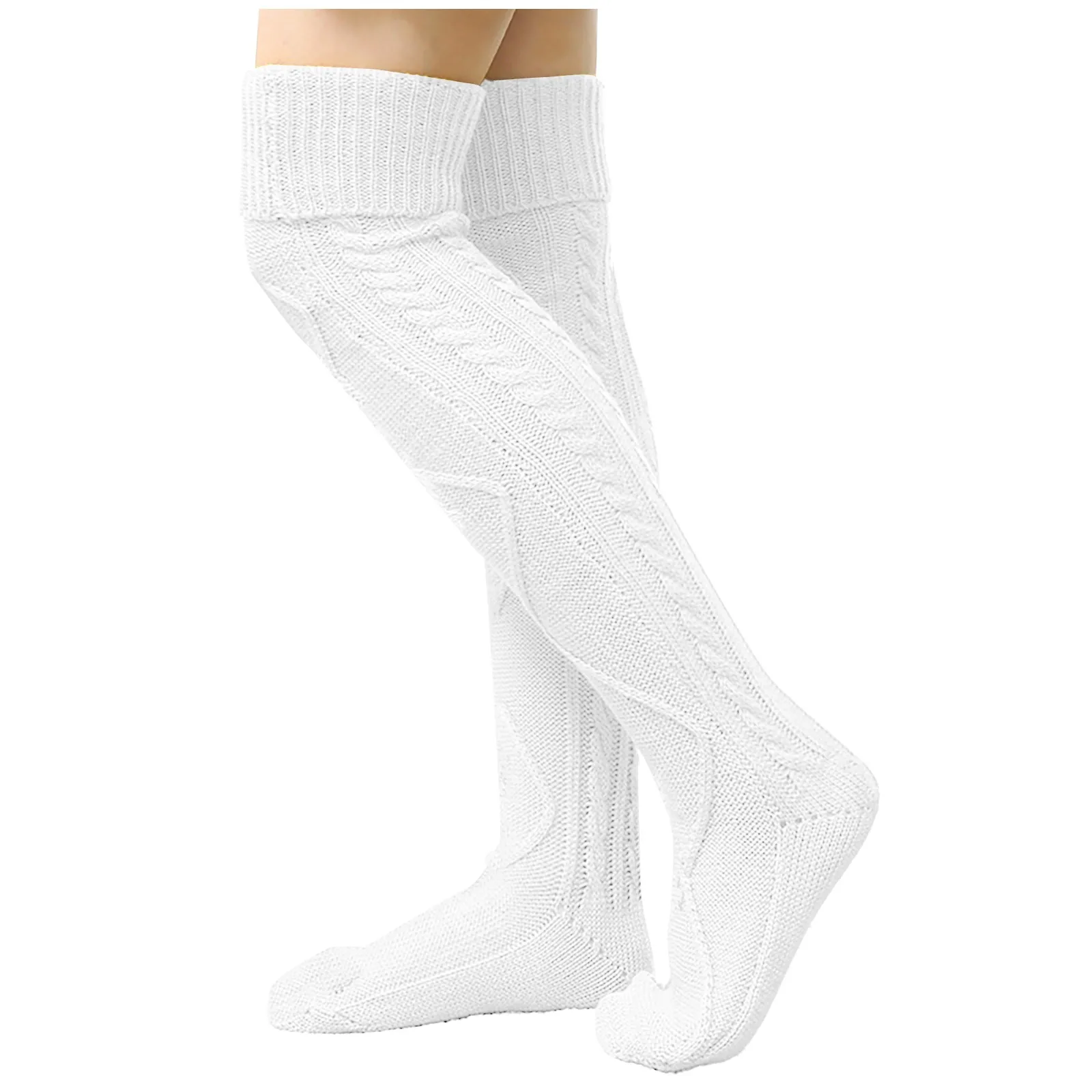 

Women's Knee High Socks Solid Color Thigh Suspenders Stock Car Track Bustier Lingerie Sets with Garter And Stockings