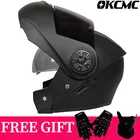 Откидной мотоциклетный и безопасный шлем для спуска с двигателем, самокат, откидной модульный защитный шлем с открытым лицом