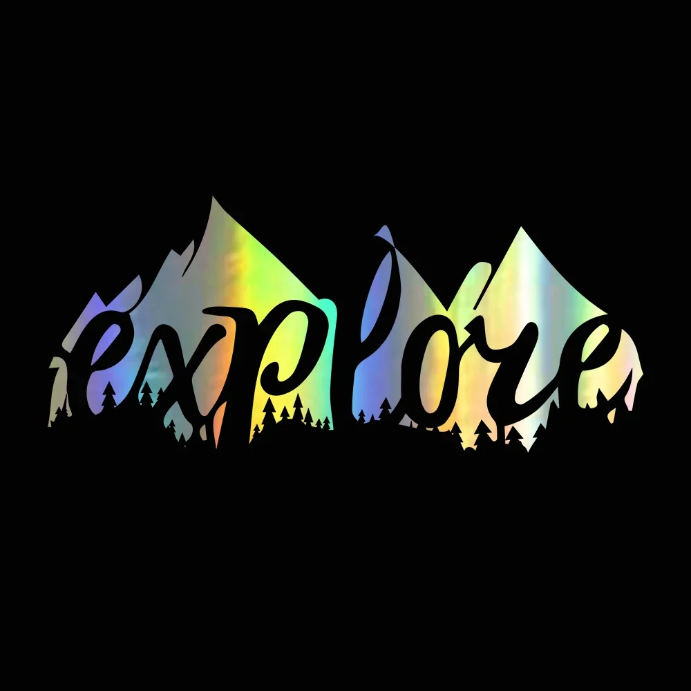 Автомобильные наклейки приключения на открытом воздухе Кемпинг серии виниловые наклейки для автомобиля мотоциклетный бампер заднее окно декоративные наклейки, 15 см