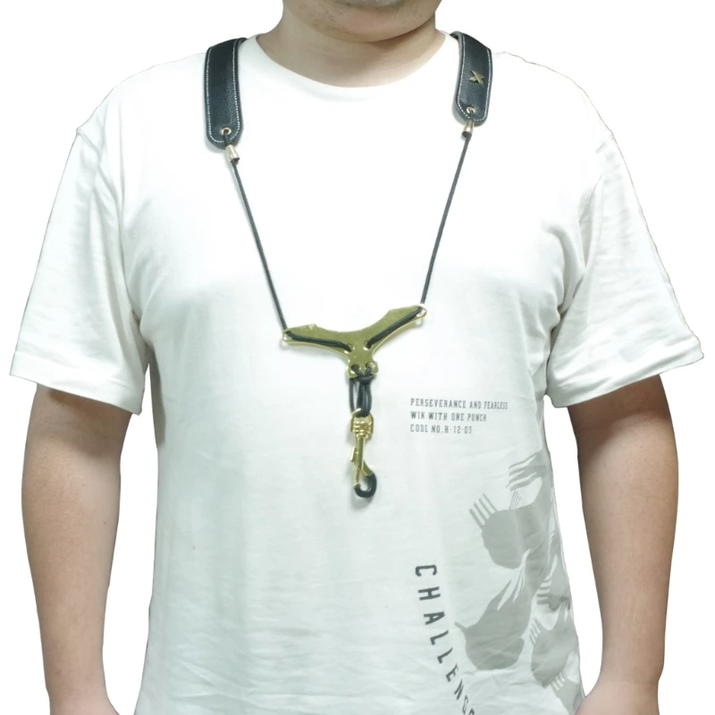 Регулируемая длина шейного ремня для саксофона шейный ремень простой в