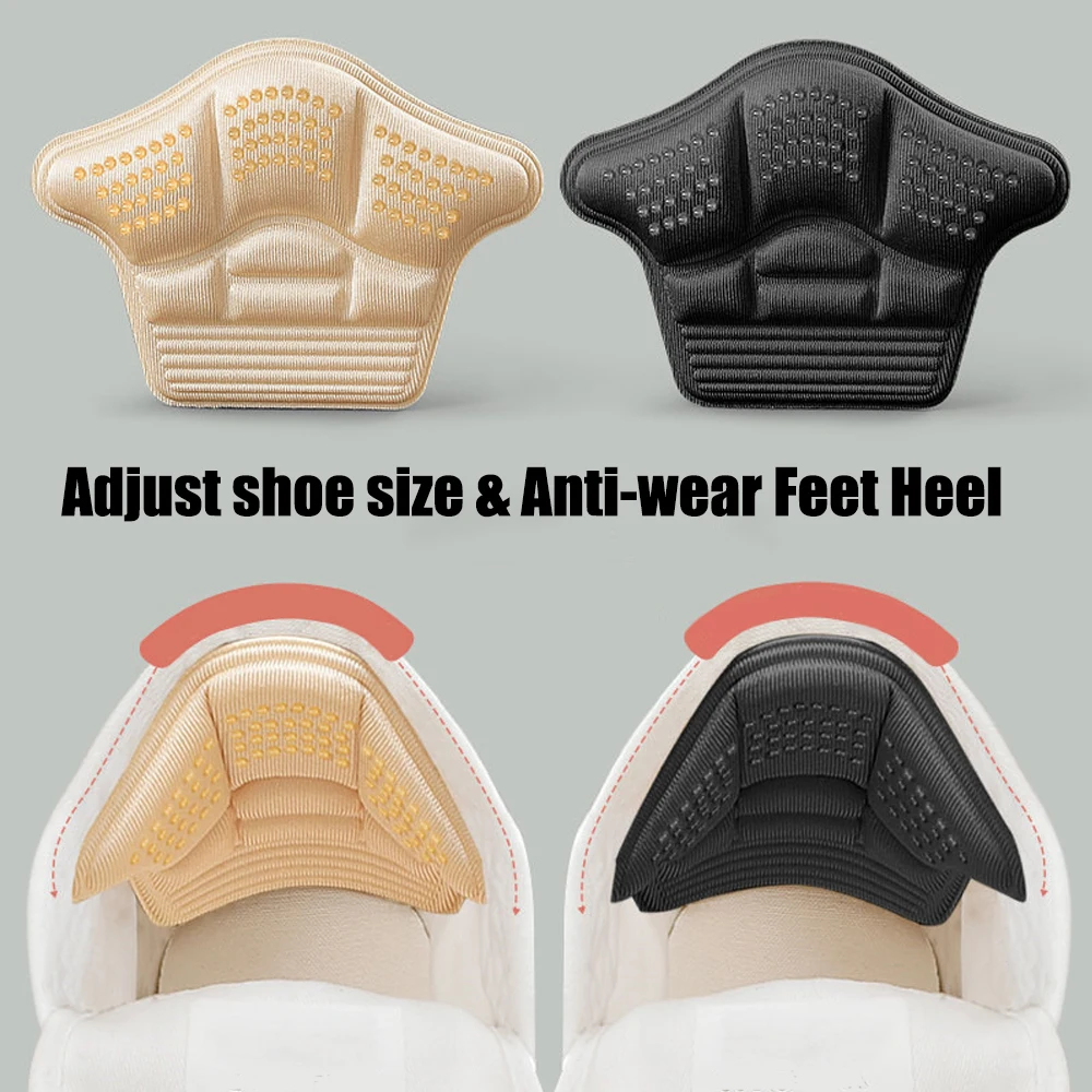 Sport Shoe Stickers Heel Pads for Sneakers Women Men Feet Heel Pain Relief Protector Cushion Pads for Reduce Shoes Size Liner