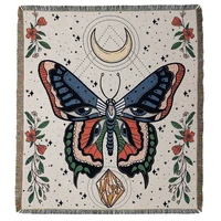 butterfly throw blanket big woven butterfly blankets cover for sofa couch chair furniture 51x63 inches butterfly gifts for women