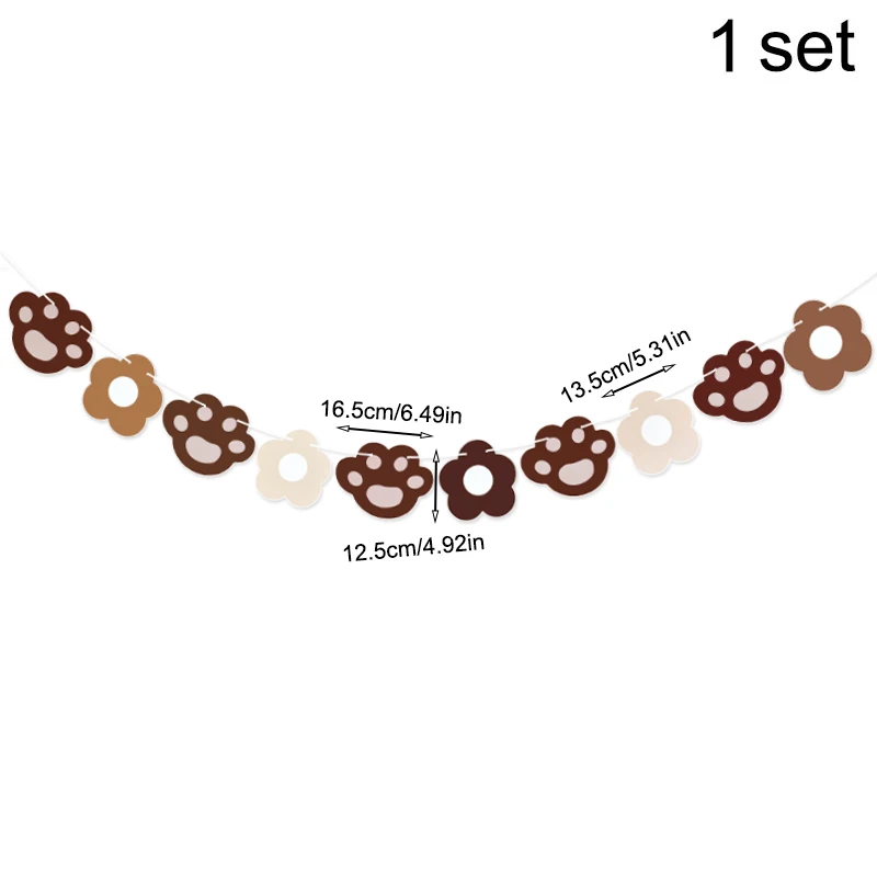 

Бумажный баннер "С днем рождения медведь" CYZIWEIN