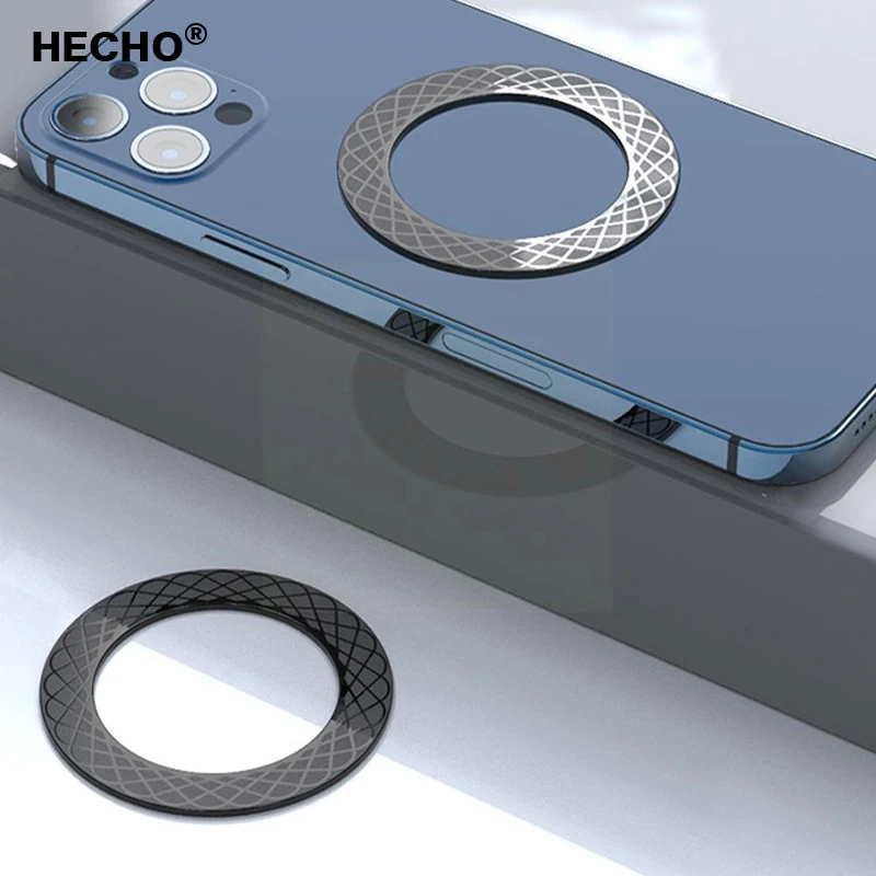 

Magnetic Wireless Charger Sticker Universal Metal Rings Plate For Magsafe Magnet Car Phone Holder Sheet For iPhone 13 12Pro Max