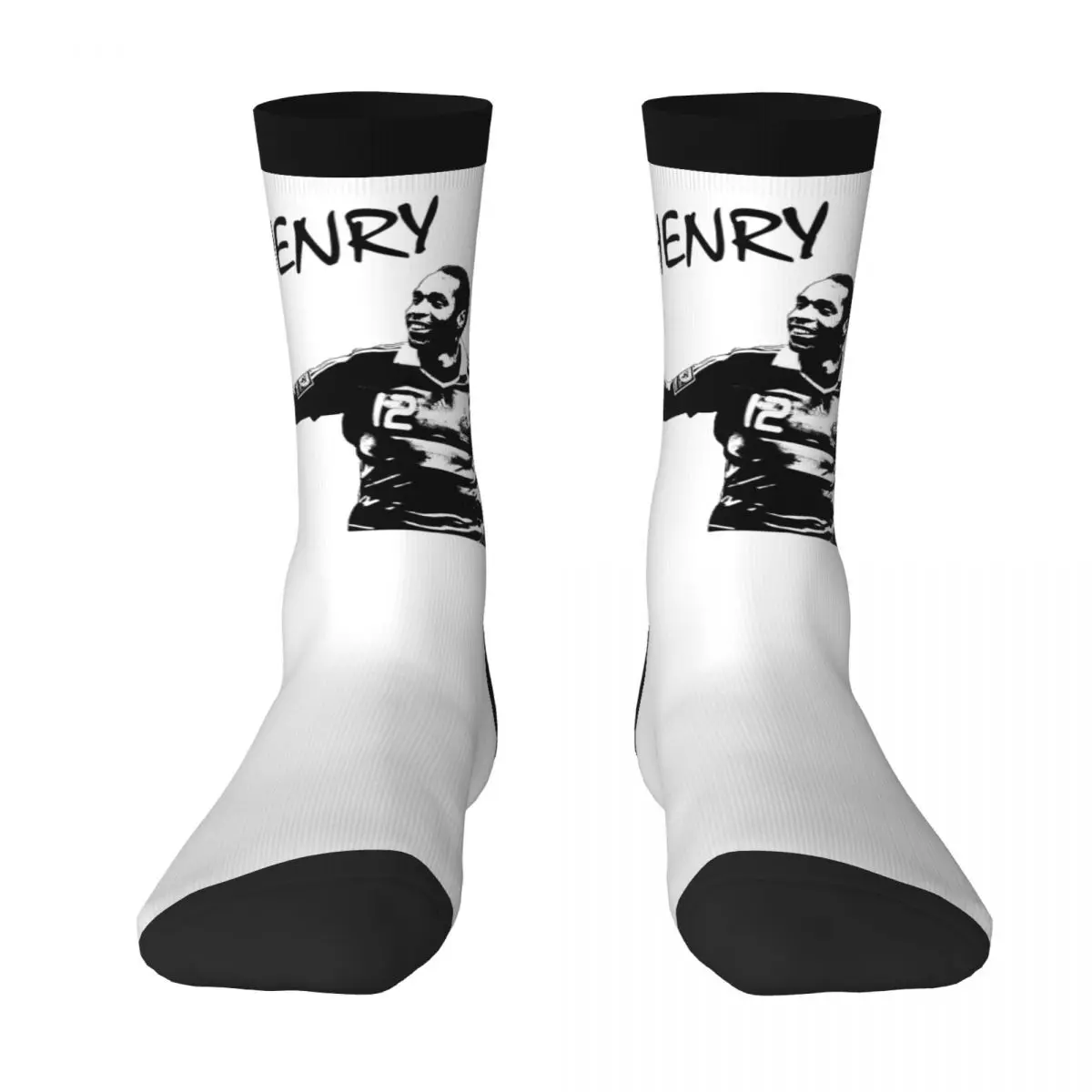 

France 3 Thierrys And Henrys Football Team Stocking Graphic BEST TO BUY Funny Novelty Color contrast Rucksack Elastic Socks