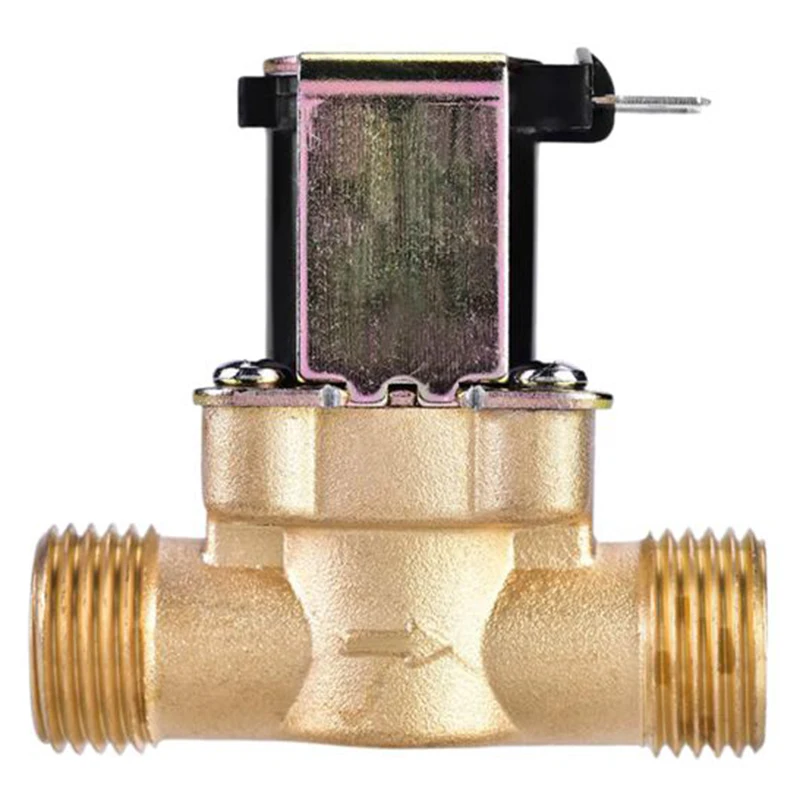

JFBL Hot Water Valve Switch G3/4 Inch Brass Solenoid Valve For Water Heater