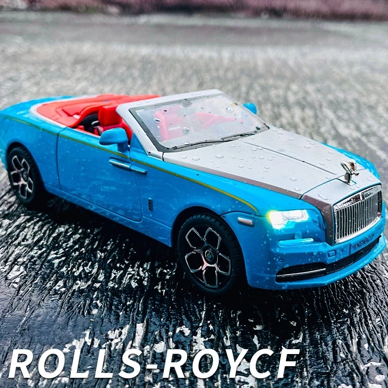 

Модель автомобиля в масштабе 1:24 RollsRoyces Dawn из сплава, роскошная модель автомобиля, Литые металлические игрушечные автомобили, модель автомобиля, имитация игрушек, подарки для мальчиков