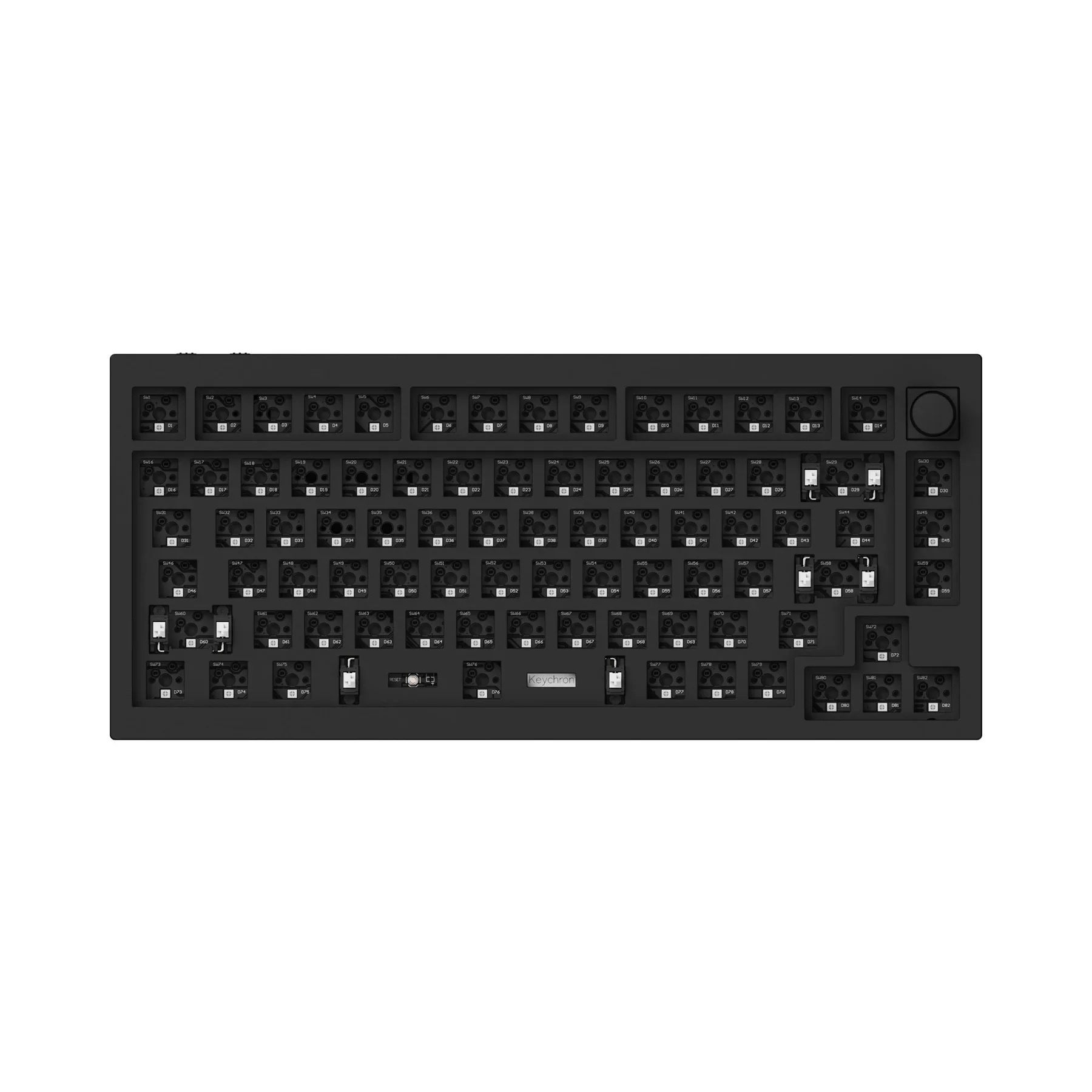 Клавиатура Keychron Q1 Pro, беспроводная механическая клавиатура QMK, 75% раскладка, для Windows, macOS, Linux