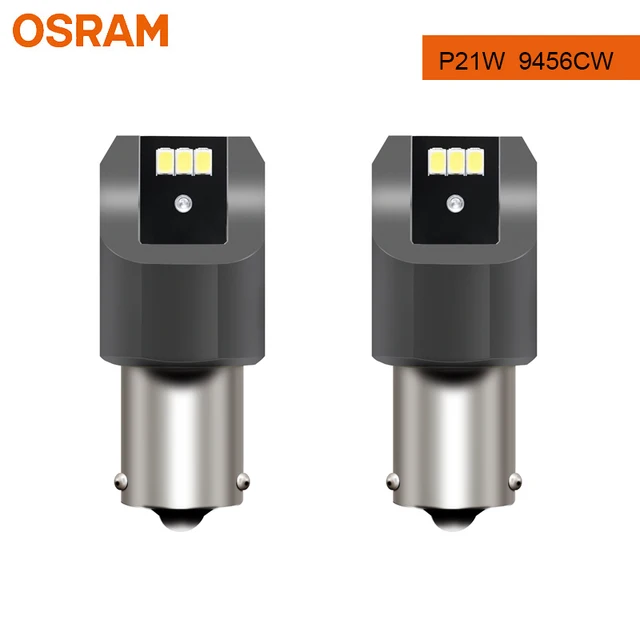Обновленная светодиодная сигнальная лампа OSRAM S25 P21W PY21W P21/5W LED  riving SL Advance 1156 1157, светодиодная Автомобильная противотуманная  лампа, стоп-сигнал, стоп-сигнал, 2 шт.