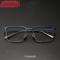 fashion eyeglasses men glasses prescription glass women acetate titanium frame top quality gafas for myopia degree lenses