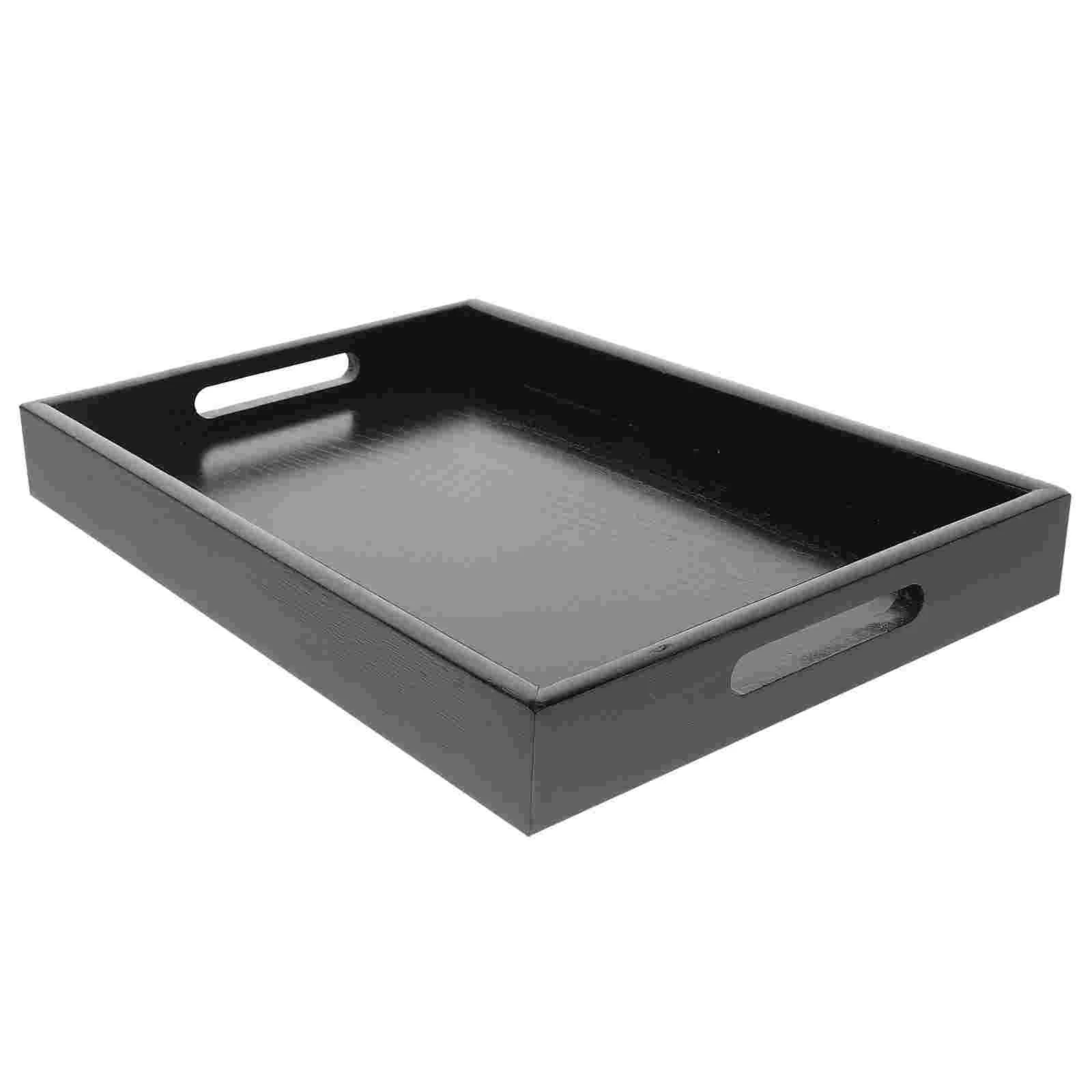 

Table Cup Breakfast Tray Household Wooden Serving Plate Party Fruit Holder Kitchen Snack