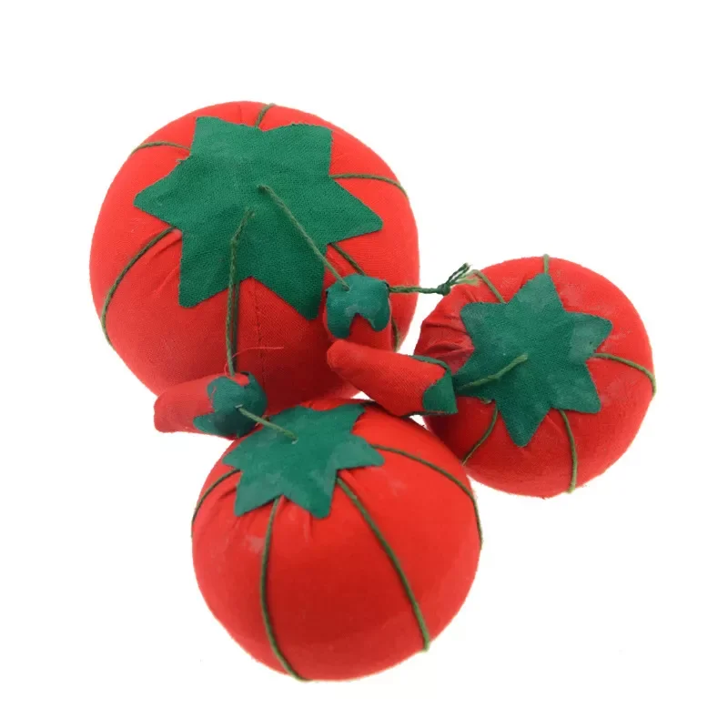 

Cute Red Tomato Shaped DIY Craft Needle Pin Cushion Holder Sewing Kit Pincushions Sewing Household Supplies