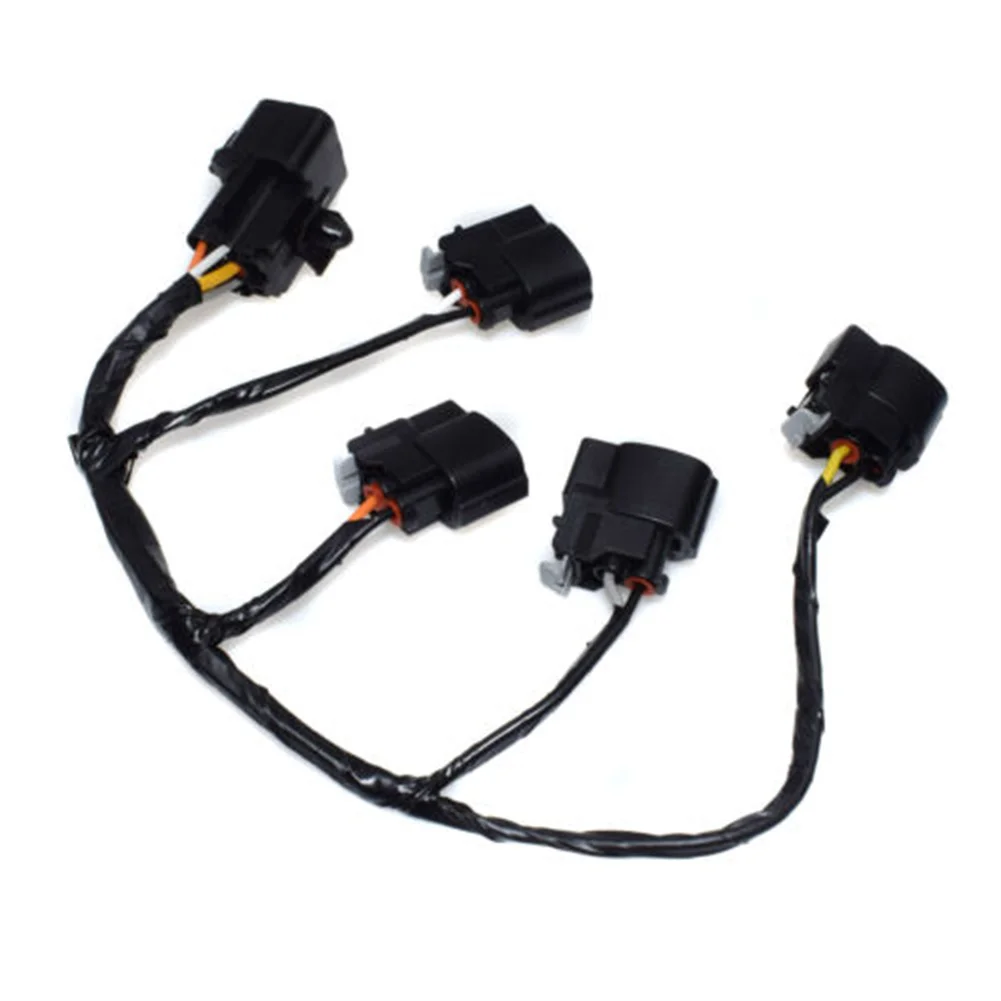 

1PC Car Ignition Coil Extension Wire Harness Plug 273502B000 For Kia Rio For Hyundai Veloster Black ABS Car Accessories