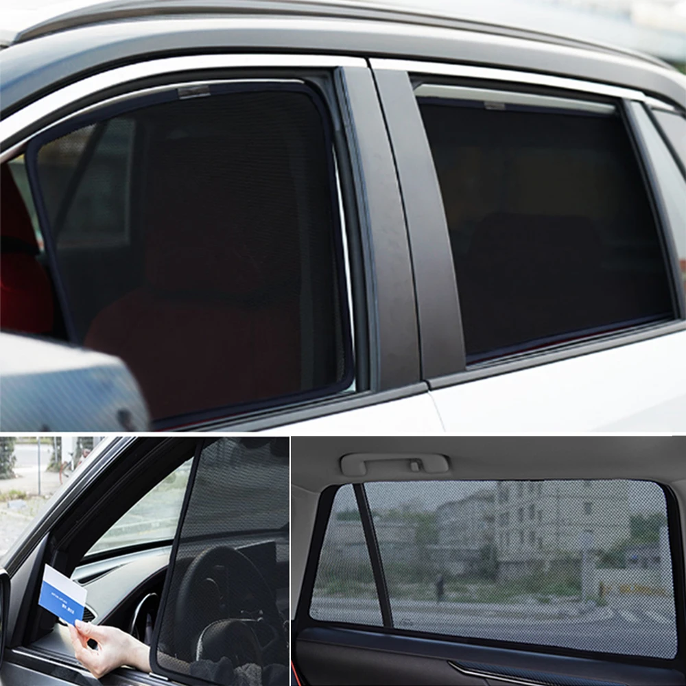 

For CITROEN C4 Lounge Sedan 2012-2021 Magnetic Car Sunshade Shield Front Windshield Curtain Rear Side Baby Seat Window Sun Shade