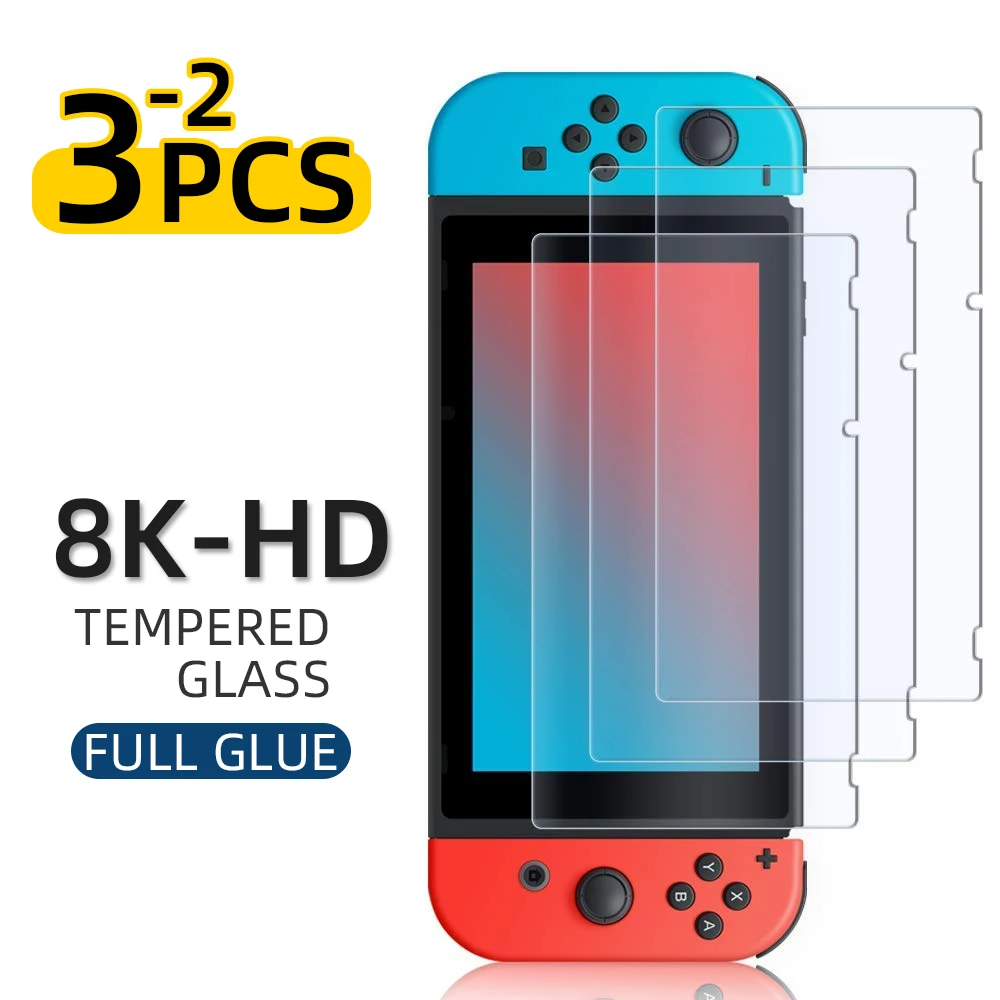 

Protective Glass for Nintend Switch Tempered Glass Screen Protector for Nintendos Switch NS OLED Glass Accessories Screen Film