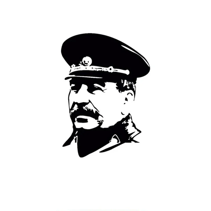 

Автомобильная Униформа СССР Сталин, светоотражающая лазерная 3D наклейка, Стайлинг автомобиля, черное серебро, автомобильная наклейка 15*10,8 см