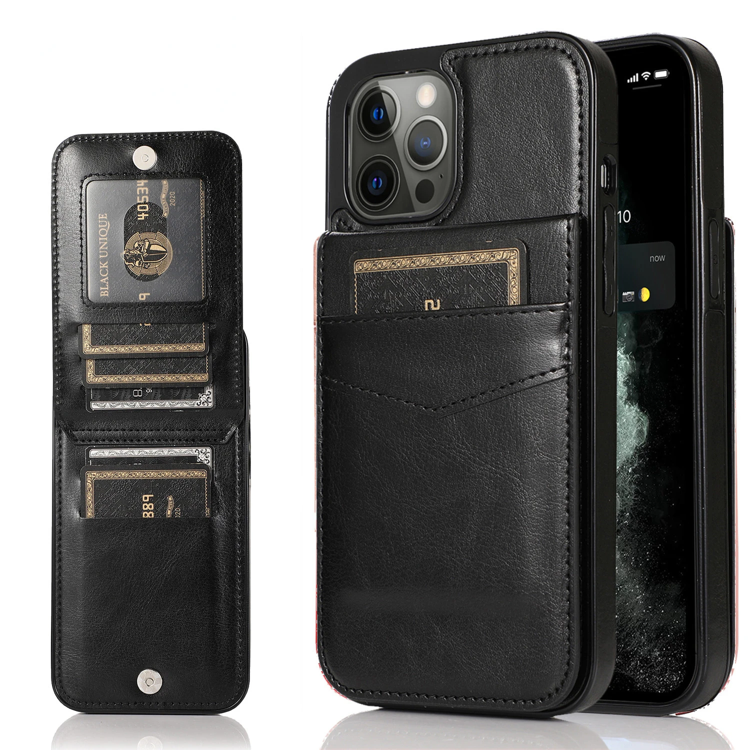 

Кожаный чехол-книжка для IPhone 13 12 Mini 11 X XR XS 14 Pro Max 7 8 Plus