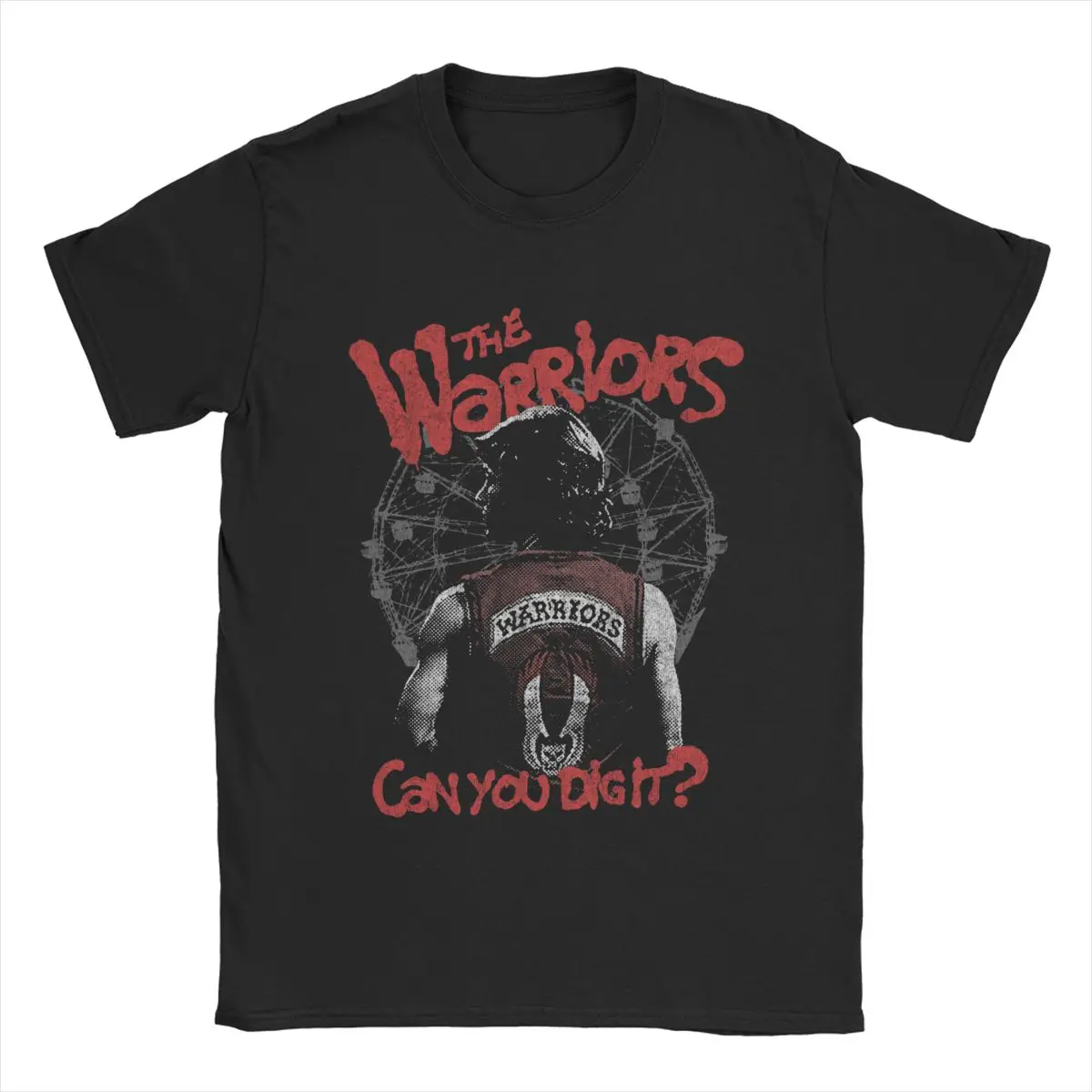 

The Warriors Walter Hill Men T Shirts Leisure Tee Shirt Short Sleeve Round Neck T-Shirts 100% Cotton Plus Size Tops