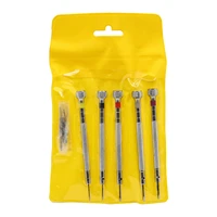 5pcs precision mini small screwdriver set with slotted phillips bits for watch glasses screw driver repair tools 0 8 1 6mm