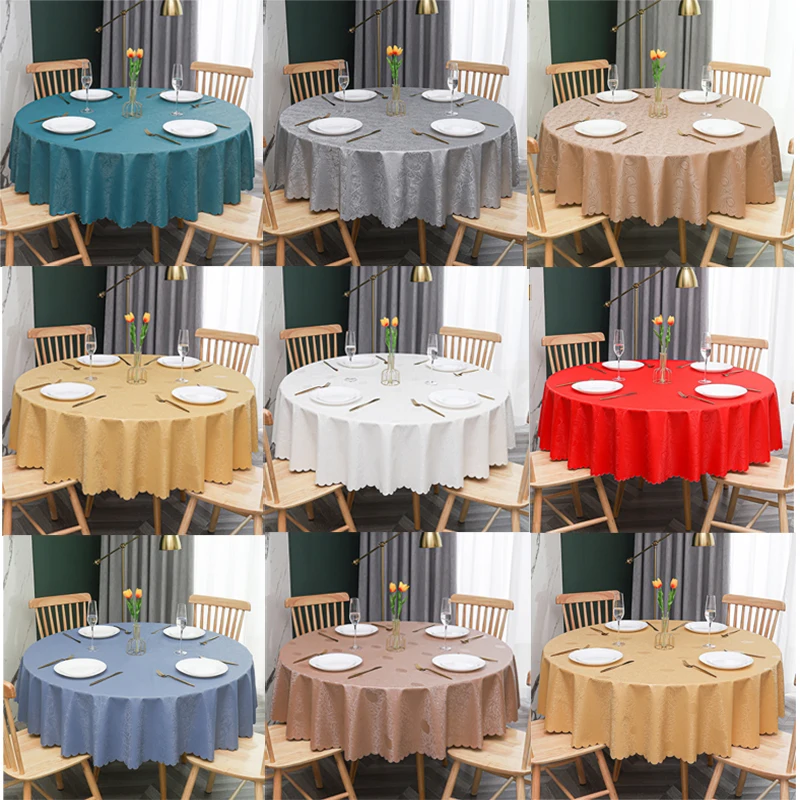 

Nordic Tablecloth Waterproof, Oil proof, Scald Proof, Disposable Hotel Household High-end Round Table Table Tablecloth Mat