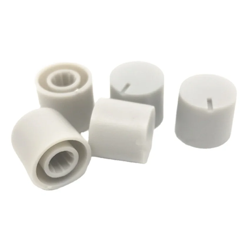 6mm Shaft Hole Rotary Encoder Potentiometer Knob 13x14mm for Amplifier Control Volume Switch Button Knob Handle (Pack of 10)