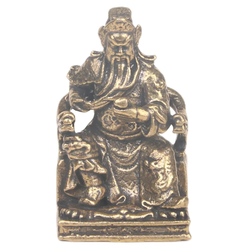 

Practical Multi-use Creative Office Chinese Decor Craft Decorative Brass Decor Retro Brass Decor Chic Brass Craft for Home