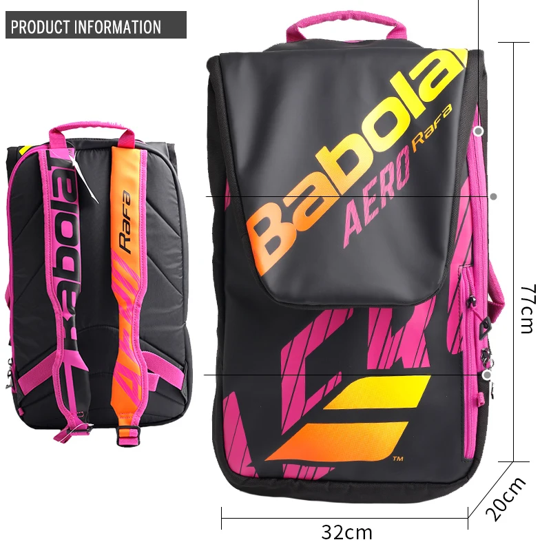 

2022 New RH3 Pure Aero Rafa Original Backpack Multifunctional Sports Bag Tennis Bag Badminton Bag