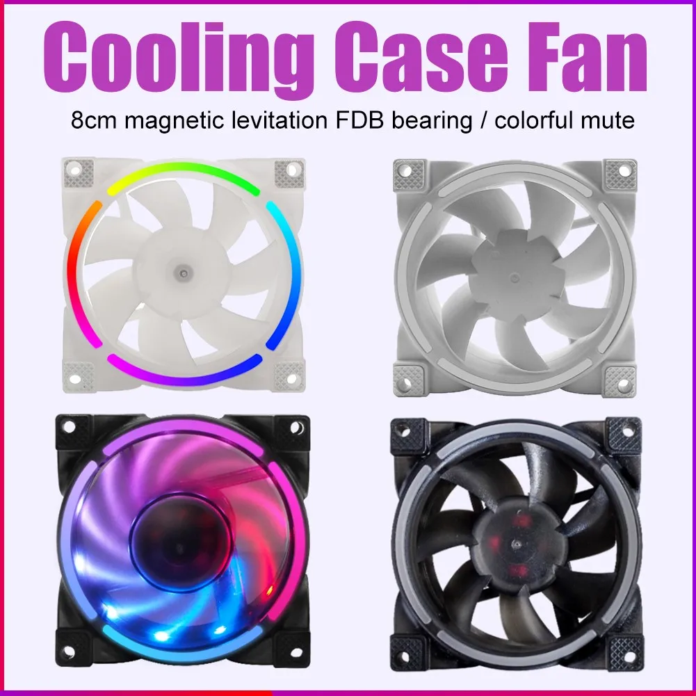 

Чехол для компьютера, кулер для процессора, вентилятор с подшипником с динамическим подшипником, ШИМ, умный бесшумный радиатор с контролем ...