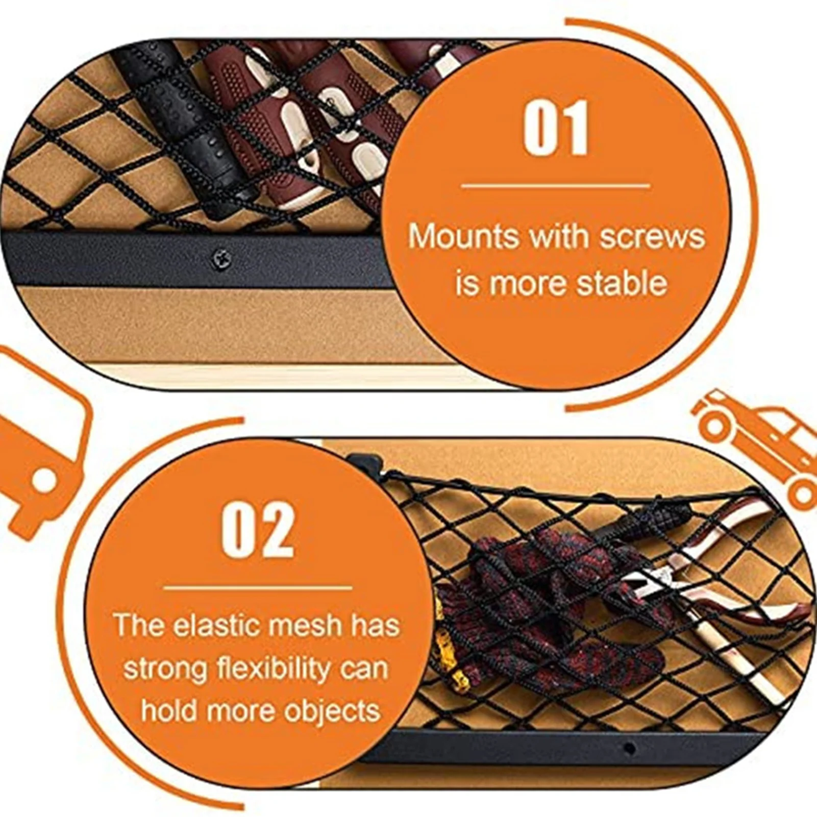 Сетчатая Сумка для автомобиля сетчатый держатель карманный органайзер сиденья