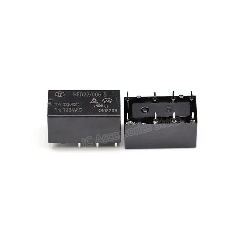 

5pcs JRC-27F- HFD27- 005 012 024-S 5V12V24V relay 4078 8 pin 2A