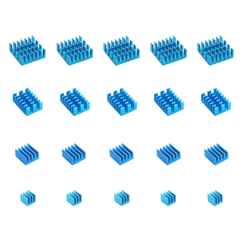 Алюминиевый радиатор DIXSG для Raspberry Pi 4 аксессуар радиатора с термопрокладкой на